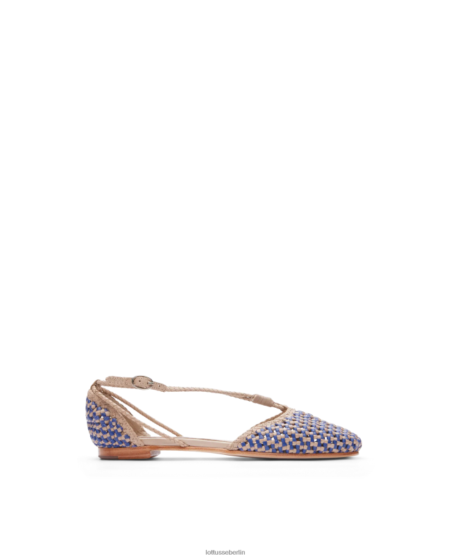 Lottusse Frauen Delice Ballerinas aus Lamm-Mesh-Leder 22LP0289 Mehrfarben Schuhwerk
