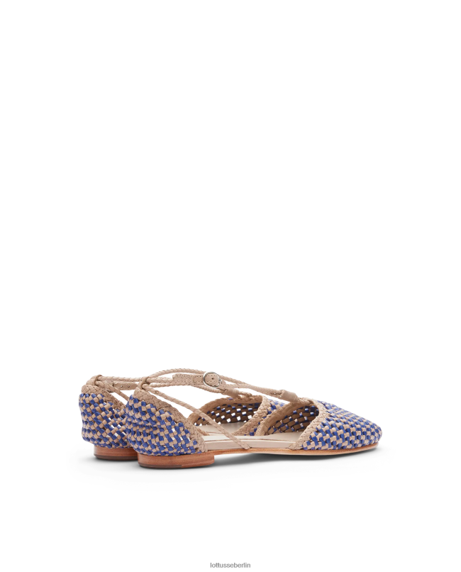 Lottusse Frauen Delice Ballerinas aus Lamm-Mesh-Leder 22LP0289 Mehrfarben Schuhwerk
