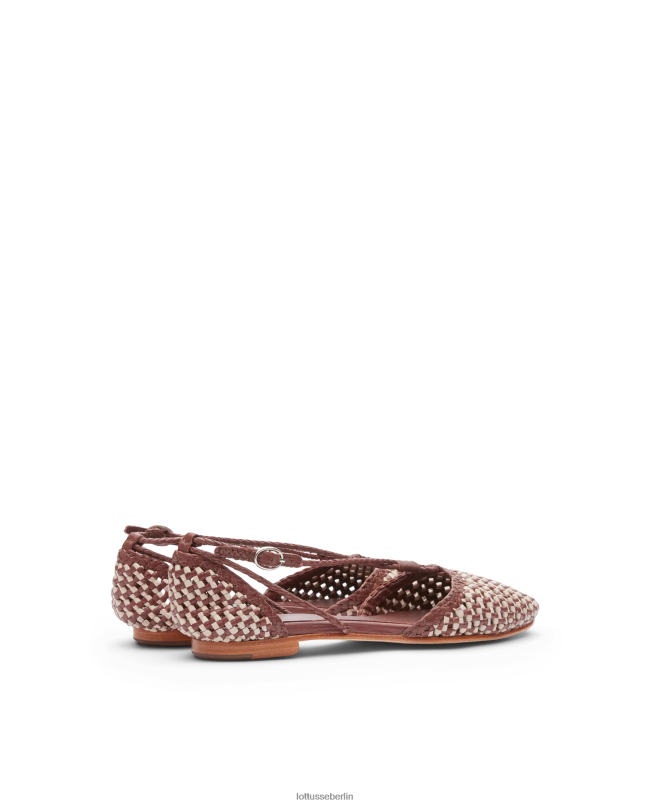 Lottusse Frauen Delice Ballerinas aus Lamm-Mesh-Leder 22LP0290 Mehrfarben Schuhwerk