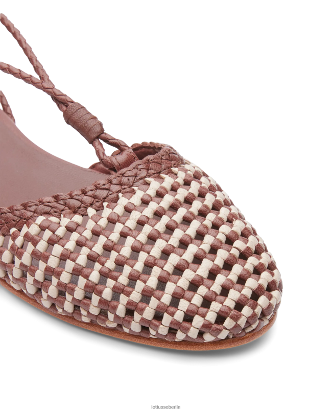 Lottusse Frauen Delice Ballerinas aus Lamm-Mesh-Leder 22LP0290 Mehrfarben Schuhwerk