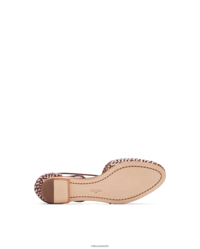 Lottusse Frauen Delice Ballerinas aus Lamm-Mesh-Leder 22LP0290 Mehrfarben Schuhwerk