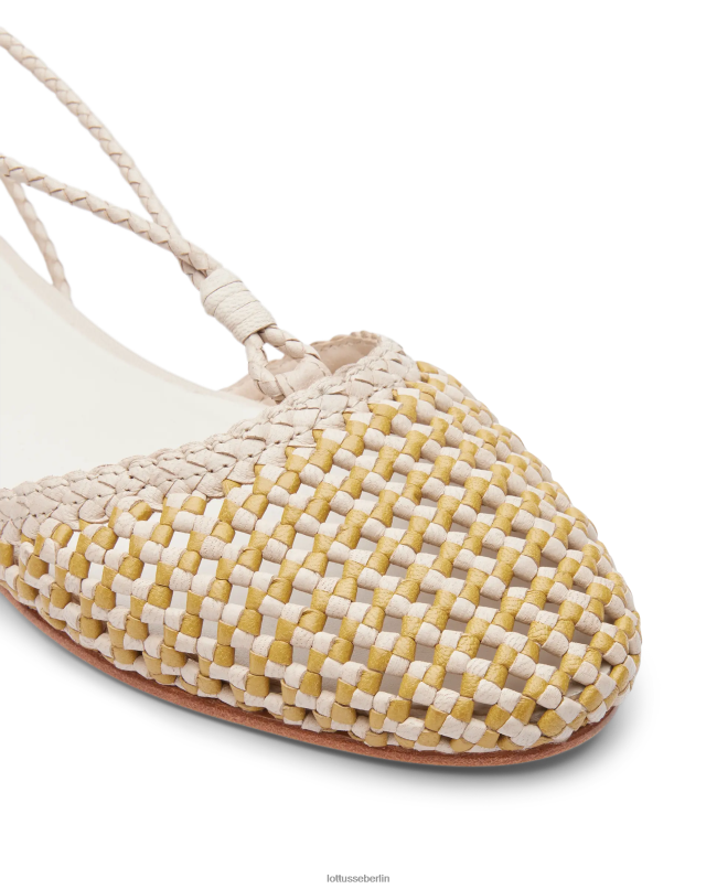 Lottusse Frauen Delice Ballerinas aus Lamm-Mesh-Leder 22LP0291 Mehrfarben Schuhwerk