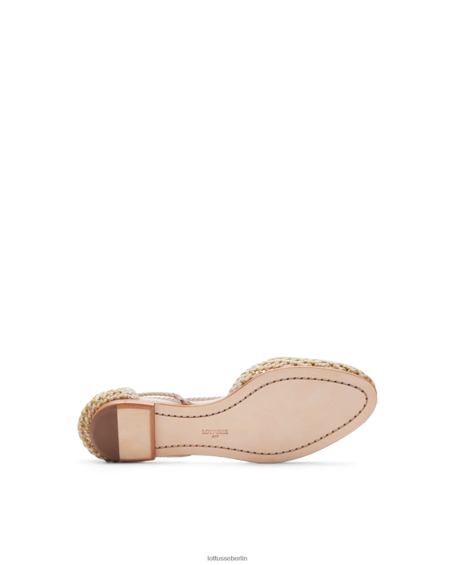 Lottusse Frauen Delice Ballerinas aus Lamm-Mesh-Leder 22LP0291 Mehrfarben Schuhwerk