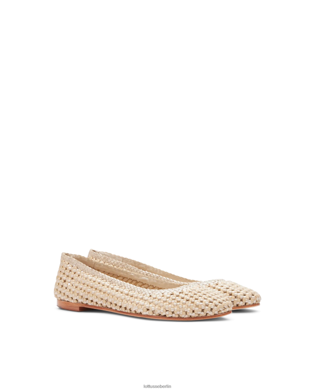 Lottusse Frauen Delice Ballerinas aus Lamm-Mesh-Leder 22LP0292 Mehrfarben Schuhwerk