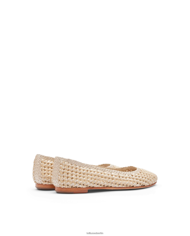 Lottusse Frauen Delice Ballerinas aus Lamm-Mesh-Leder 22LP0292 Mehrfarben Schuhwerk