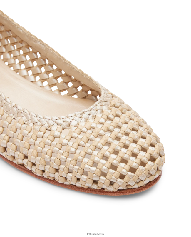 Lottusse Frauen Delice Ballerinas aus Lamm-Mesh-Leder 22LP0292 Mehrfarben Schuhwerk