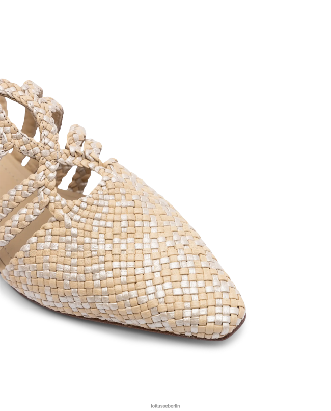 Lottusse Frauen Sommer-Ballerinas aus Lamm-Mesh-Leder 22LP0313 Mehrfarben Schuhwerk