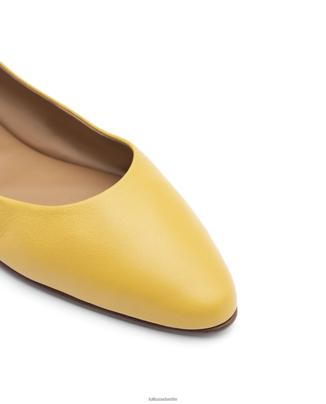 Lottusse Frauen Weiche Ballerinas von Bel Lamb 22LP0262 gelb Schuhwerk