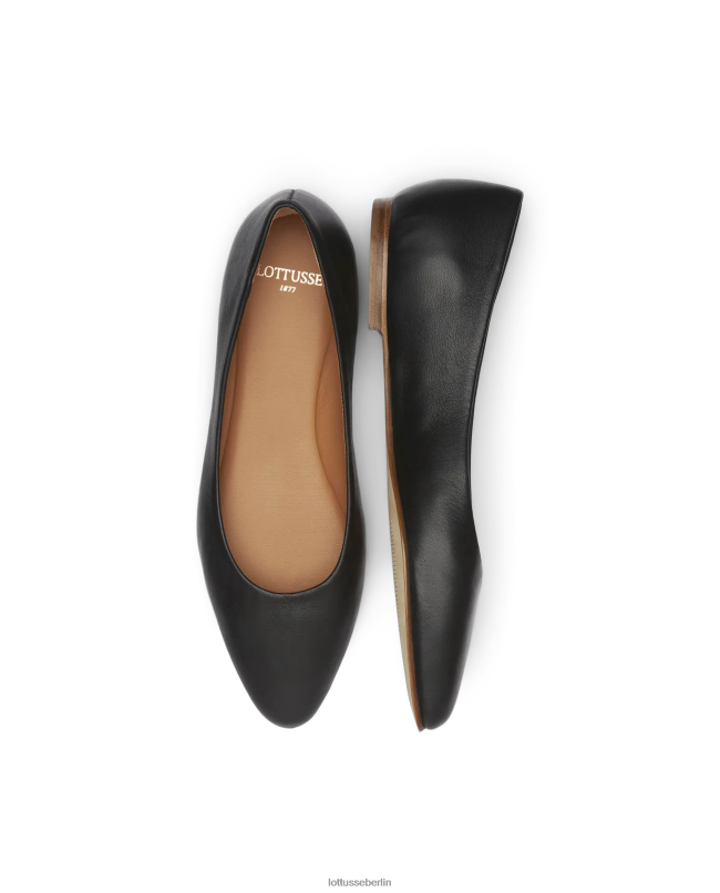 Lottusse Frauen Weiche Ballerinas von Bel Lamb 22LP0263 Schwarz Schuhwerk