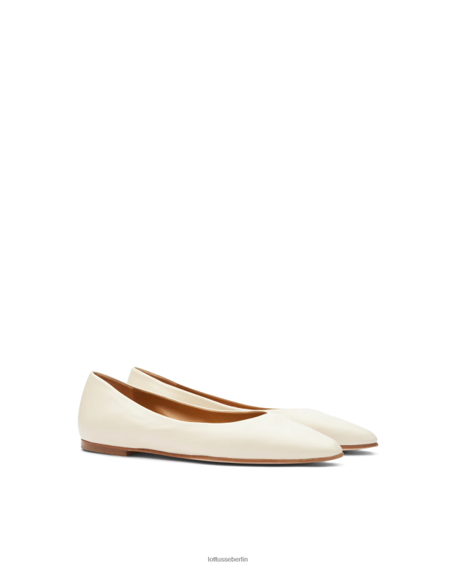 Lottusse Frauen Weiche Ballerinas von Bel Lamb 22LP0264 cremefarben Schuhwerk
