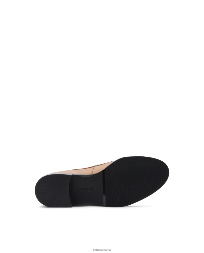 Lottusse Frauen Claire Derby aus glattem Kalbsleder 22LP0395 braun Schuhwerk