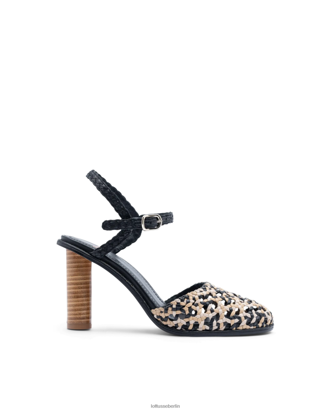 Lottusse Frauen Ethnische geflochtene Ziegenpumps 22LP0249 Mehrfarben Schuhwerk