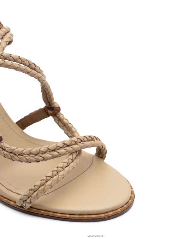 Lottusse Frauen Ethnische geflochtene Ziegensandalen 22LP0250 Mehrfarben Schuhwerk