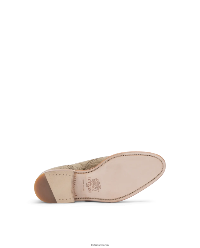 Lottusse Frauen Cambridge Calf Tejus Embossy Oxford 22LP0211 olivgrün Schuhwerk