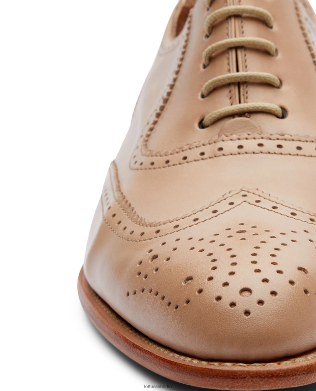 Lottusse Frauen Cambridge Crust Anilin Kalb Oxford 22LP0212 braun Schuhwerk