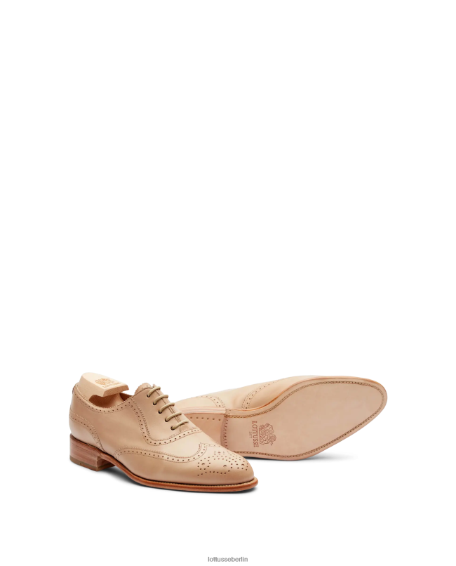 Lottusse Frauen Cambridge Crust Anilin Kalb Oxford 22LP0212 braun Schuhwerk