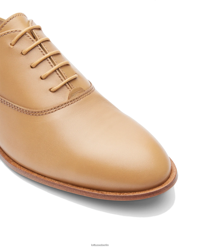 Lottusse Frauen Claire Oxford aus glattem Kalbsleder 22LP0242 braun Schuhwerk