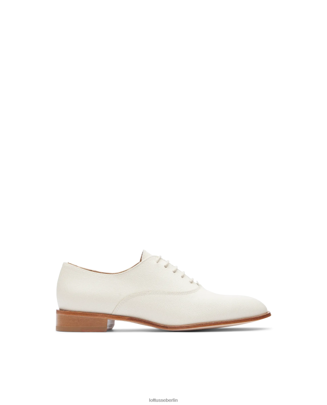 Lottusse Frauen Claire Safian Stamp Calf Oxford 22LP0241 cremefarben Schuhwerk