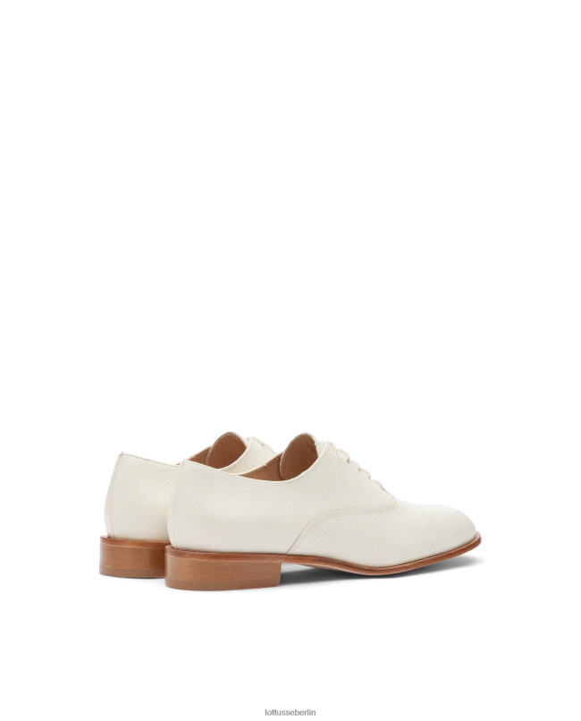 Lottusse Frauen Claire Safian Stamp Calf Oxford 22LP0241 cremefarben Schuhwerk