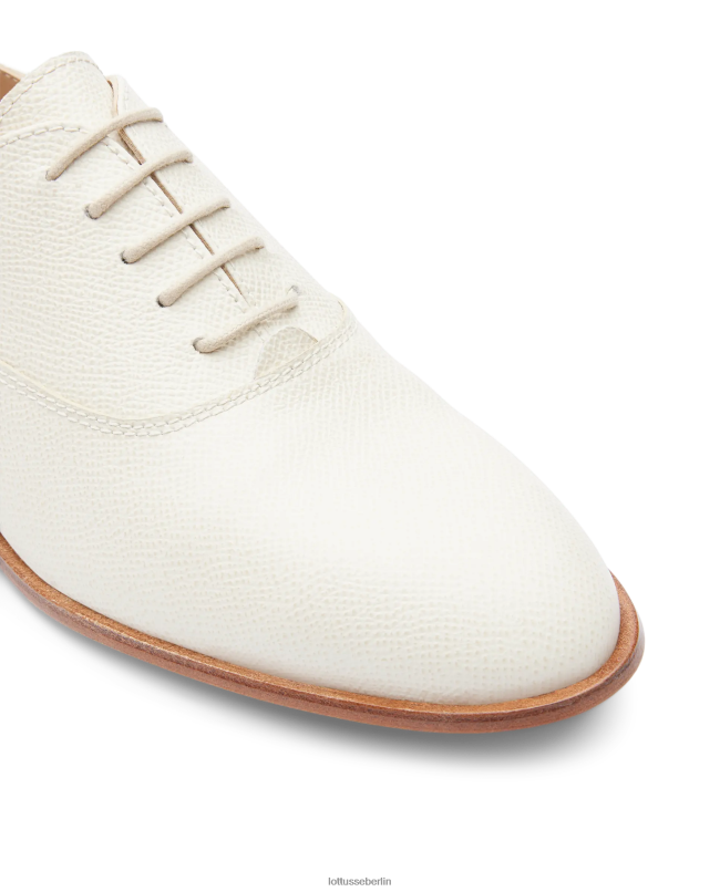Lottusse Frauen Claire Safian Stamp Calf Oxford 22LP0241 cremefarben Schuhwerk