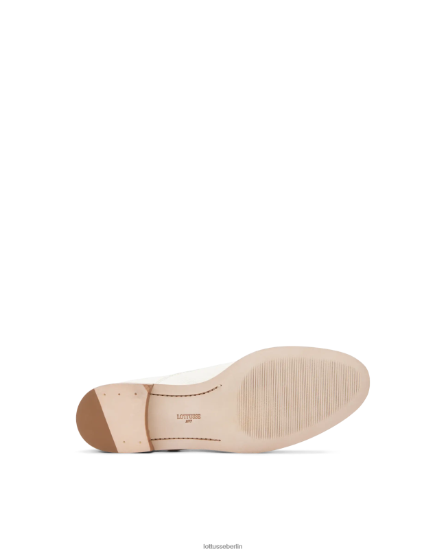 Lottusse Frauen Claire Safian Stamp Calf Oxford 22LP0241 cremefarben Schuhwerk