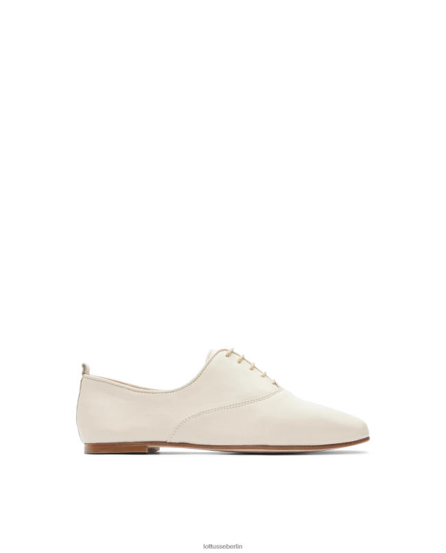 Lottusse Frauen Goya-Lamm weiches Oxford 22LP0273 cremefarben Schuhwerk