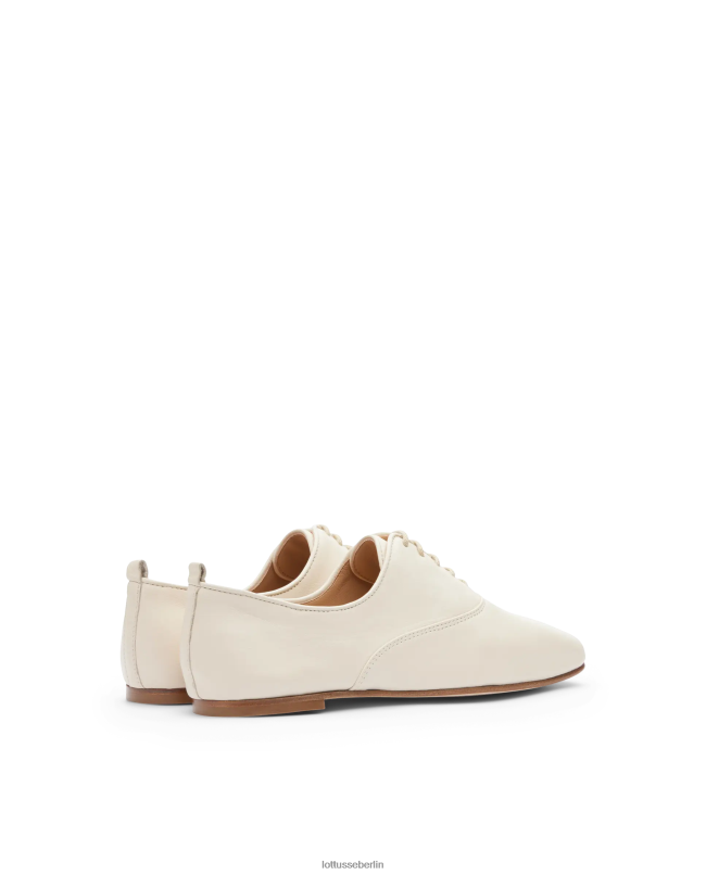 Lottusse Frauen Goya-Lamm weiches Oxford 22LP0273 cremefarben Schuhwerk