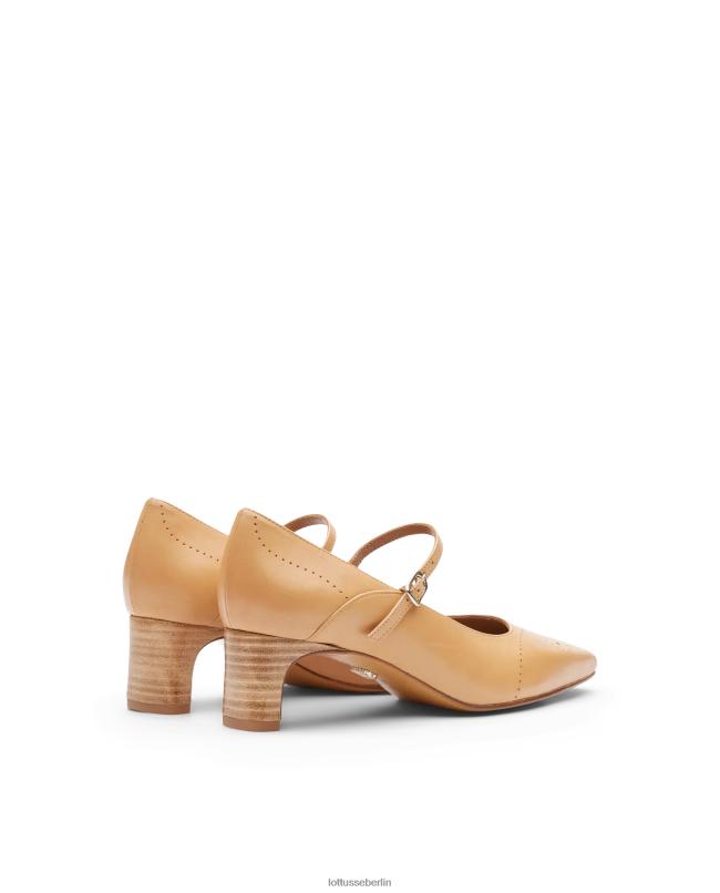 Lottusse Frauen Anilin-Wadenpumpen von Smithson Crust 22LP0213 braun Schuhwerk