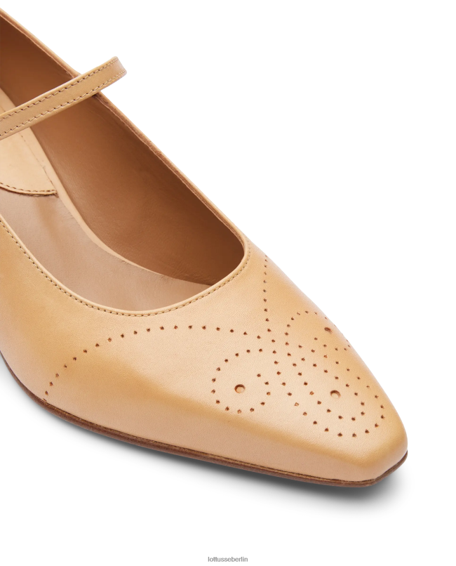 Lottusse Frauen Anilin-Wadenpumpen von Smithson Crust 22LP0213 braun Schuhwerk