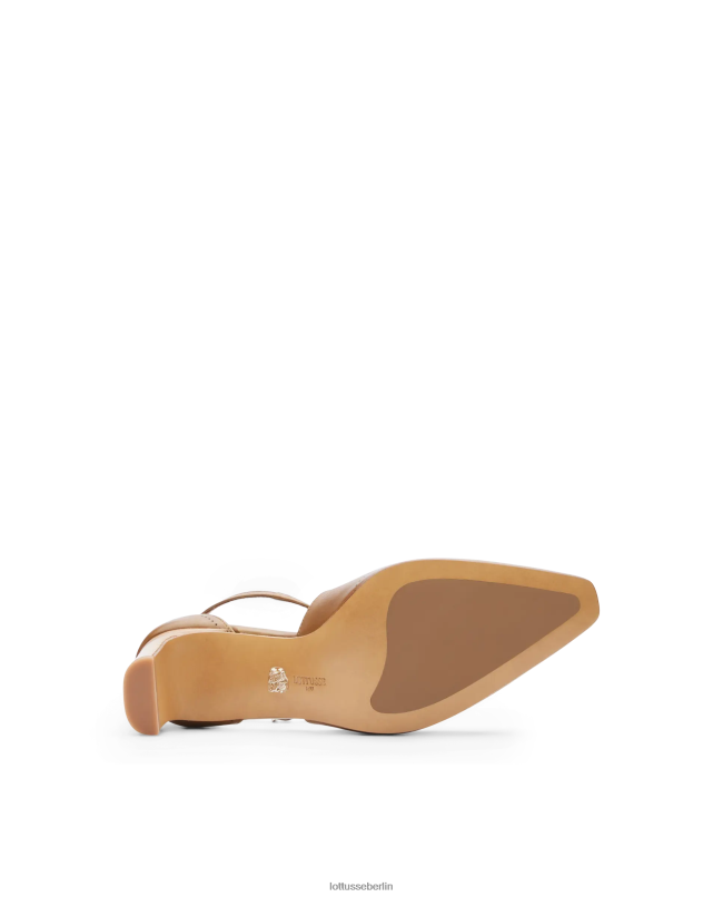 Lottusse Frauen Anilin-Wadenpumpen von Smithson Crust 22LP0222 braun Schuhwerk