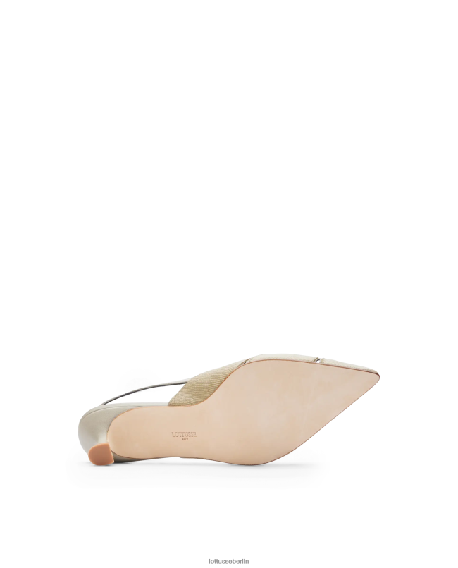 Lottusse Frauen Carla Calf Tejus-Pumps mit Prägung 22LP0231 olivgrün Schuhwerk