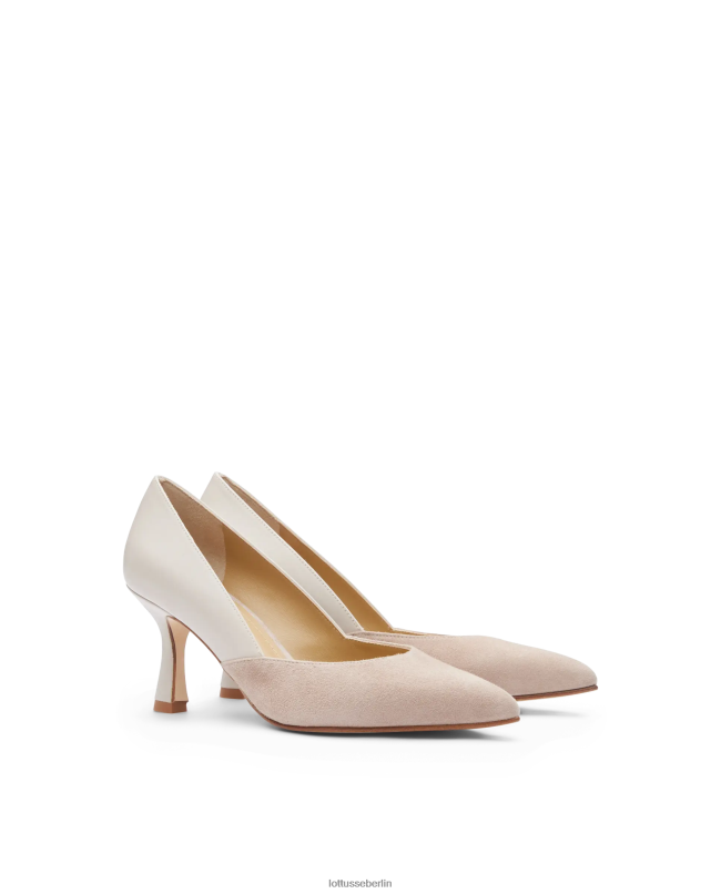 Lottusse Frauen Carla-Pumps aus Ziegenwildleder 22LP0233 Mehrfarben Schuhwerk