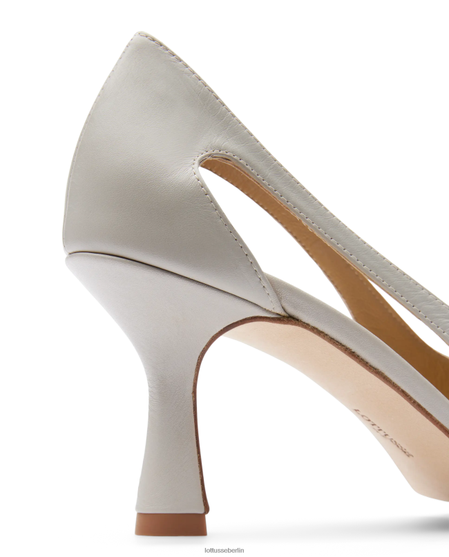 Lottusse Frauen Carla schlichte Wadenpumps 22LP0229 cremefarben Schuhwerk