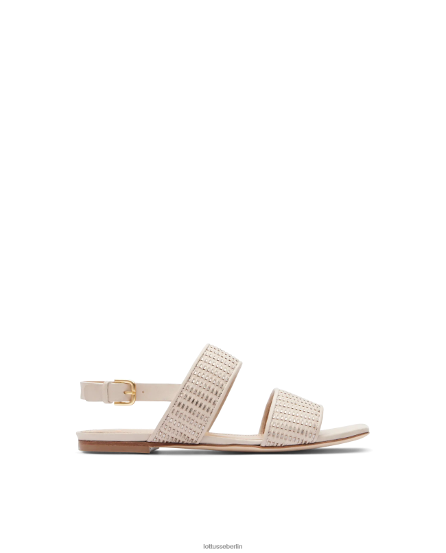 Lottusse Frauen Goya-Sandalen aus Kalbsleder 22LP0279 grau Schuhwerk