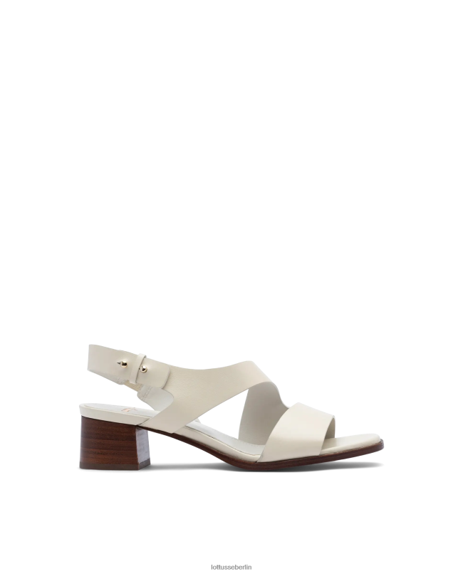 Lottusse Frauen NYLO -Kornkalfsandalen Nylo 22LP0257 cremefarben Schuhwerk