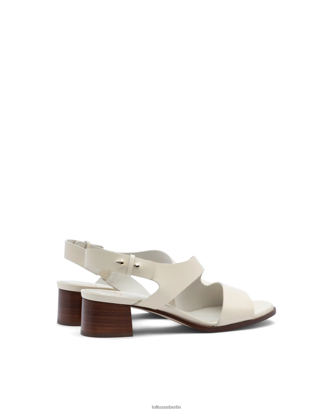 Lottusse Frauen NYLO -Kornkalfsandalen Nylo 22LP0257 cremefarben Schuhwerk