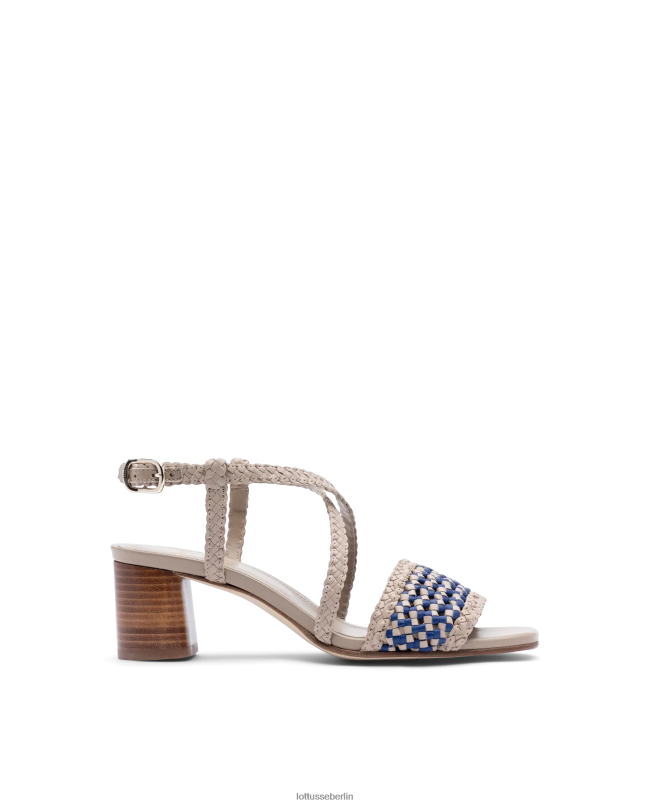 Lottusse Frauen Sommersandalen aus Lamm-Mesh-Leder 22LP0314 Mehrfarben Schuhwerk
