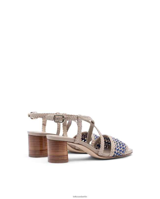 Lottusse Frauen Sommersandalen aus Lamm-Mesh-Leder 22LP0314 Mehrfarben Schuhwerk