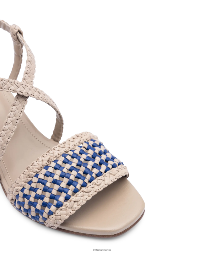 Lottusse Frauen Sommersandalen aus Lamm-Mesh-Leder 22LP0314 Mehrfarben Schuhwerk