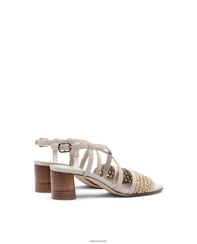 Lottusse Frauen Sommersandalen aus Lamm-Mesh-Leder 22LP0315 Mehrfarben Schuhwerk