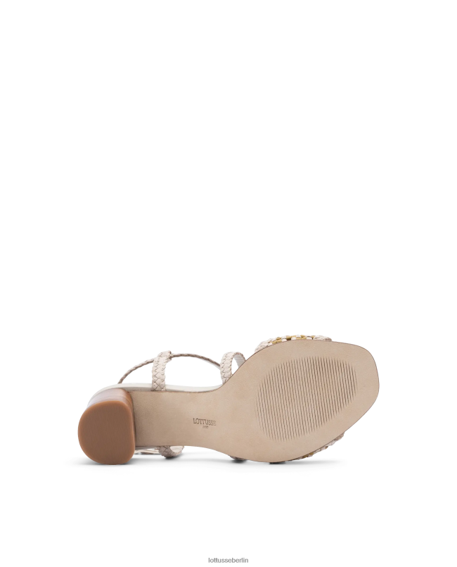 Lottusse Frauen Sommersandalen aus Lamm-Mesh-Leder 22LP0315 Mehrfarben Schuhwerk