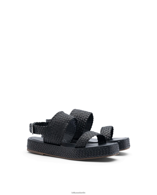 Lottusse Frauen Weiche Sandalen von Steffy Lamb 22LP0259 Schwarz Schuhwerk