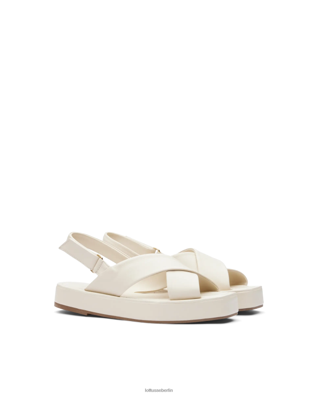 Lottusse Frauen Weiche Sandalen von Steffy Lamb 22LP0261 cremefarben Schuhwerk