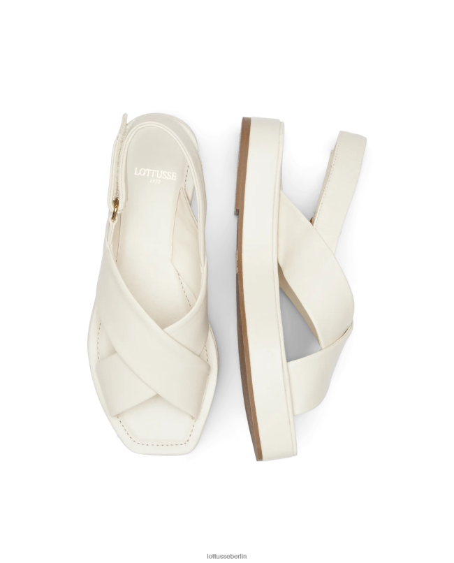 Lottusse Frauen Weiche Sandalen von Steffy Lamb 22LP0261 cremefarben Schuhwerk