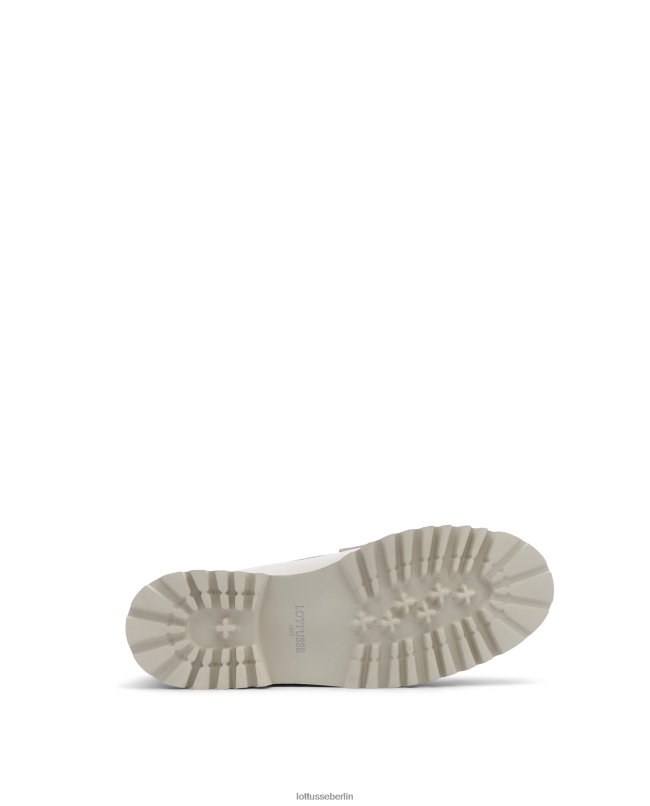 Lottusse Frauen Covent-Slipper aus glattem Kalbsleder 22LP0245 Taupe Schuhwerk