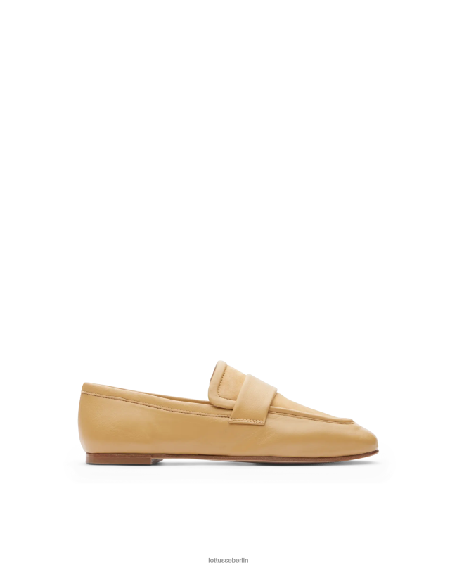Lottusse Frauen Goya-gelbe, weiche Lamm-Slipper 22LP0281 gelb Schuhwerk