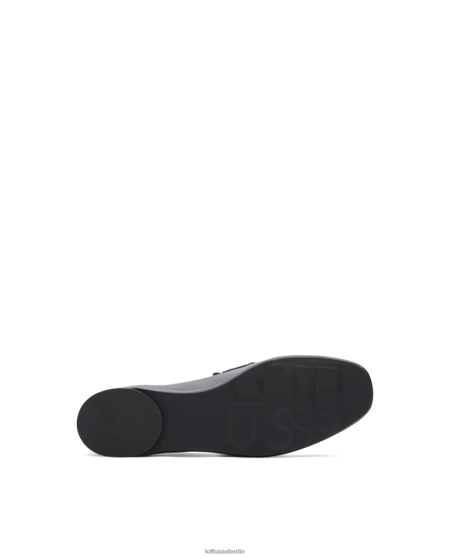 Lottusse Frauen Weiche Loafer aus Goya-Lamm 22LP0409 Schwarz Schuhwerk