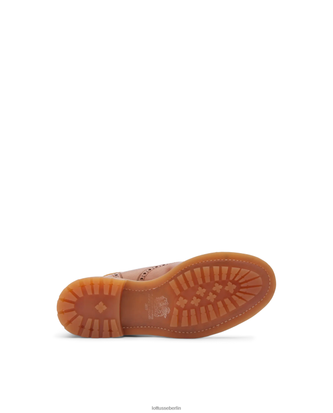 Lottusse Frauen Walton Crust Stiefeletten aus Anilin-Kalbsleder mit Prägung 22LP0202 braun Schuhwerk