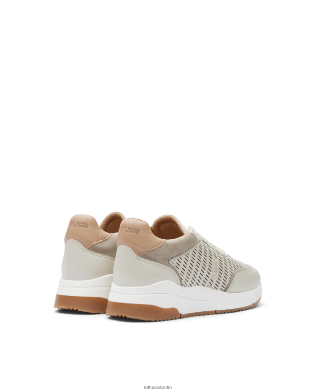 Lottusse Frauen Diana-Sneaker aus weichem Kalbsleder 22LP0304 cremefarben Schuhwerk