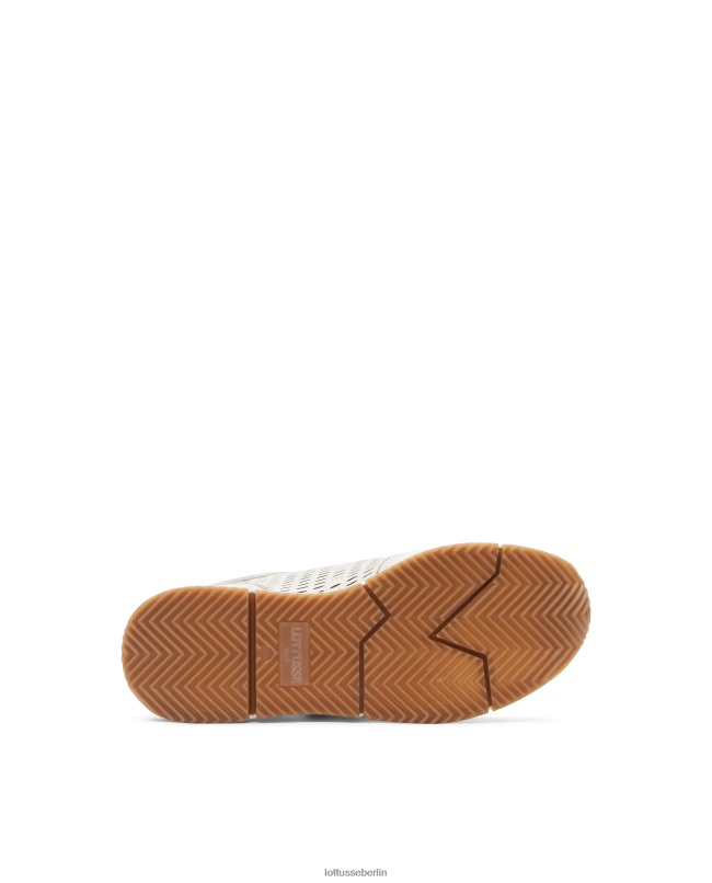 Lottusse Frauen Diana-Sneaker aus weichem Kalbsleder 22LP0304 cremefarben Schuhwerk